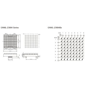2.3 Inch, 5.0mm Ellipse Matrix (GNML-23884Ax-Bx)